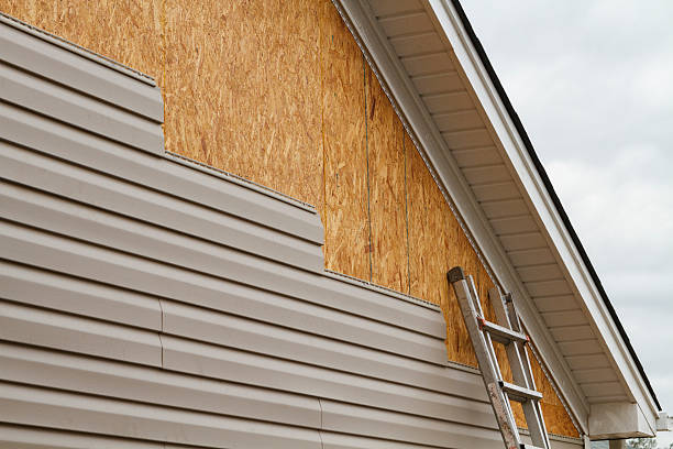 Professional Siding technician working in Warsaw, KY